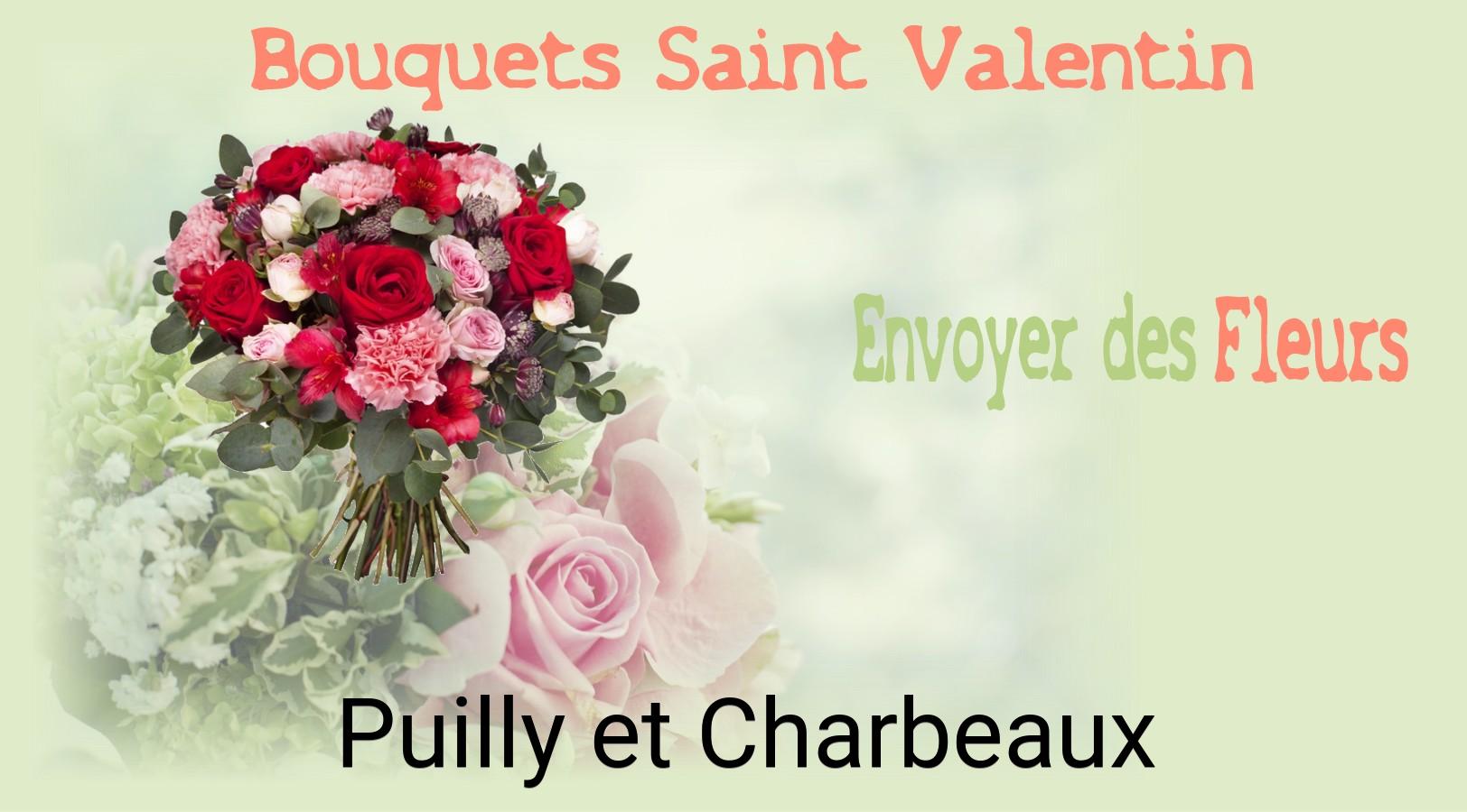 Roses de Saint-Valentin livrées à Puilly-et-Charbeaux